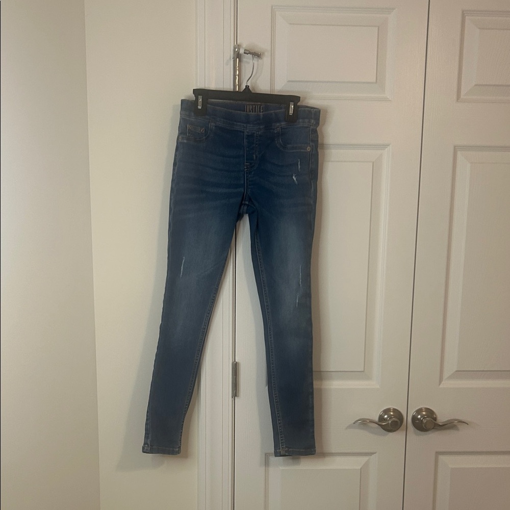 Justice Blue Skinny Jeans for Girls